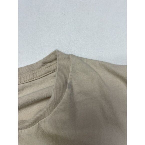 Powerhouse Gym Dave Fisher's Torrance California T-shirt Women Small Beige - Picture 4 of 9